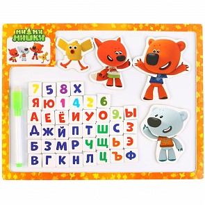 Деревянная магнитная доска из серии Ми-ми-мишки (Буратино, MG001-R (60))